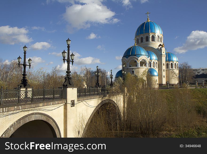 Russia. Moscow. Church Of The Holy Trinity.