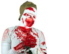 Eyeless Scary Bloody Zombie Stock Image Eyeless Scary Bloody Zombie Stock Image