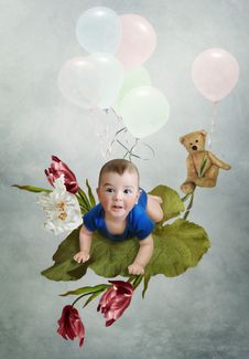 Happy Birthday My Toddler! Royalty Free Stock Photography