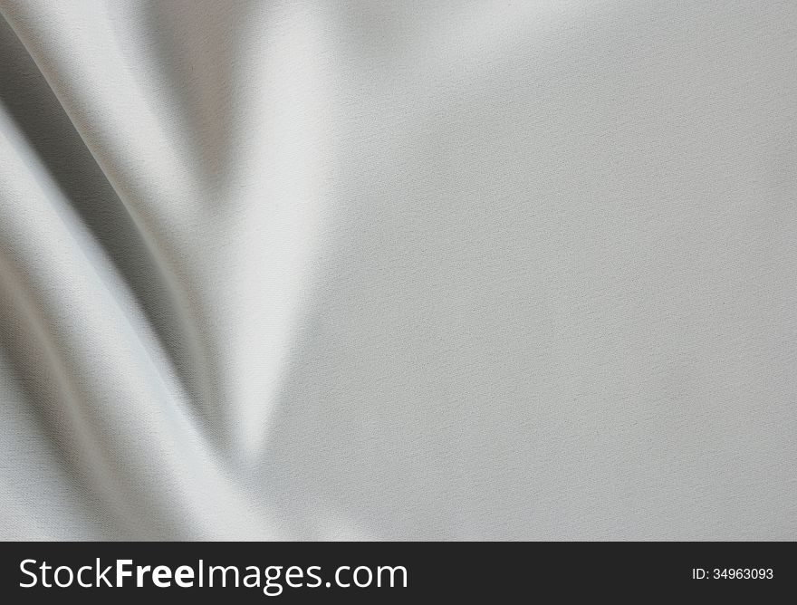 Grey wavy fabric texture for background