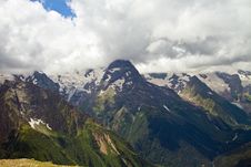 Mountain Peaks In Dombai. Royalty Free Stock Images Mountain Peaks In Dombai. Royalty Free Stock Images