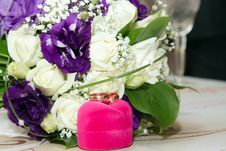 Wedding Rings And Flowers Royalty Free Stock Photo Wedding Rings And Flowers Royalty Free Stock Photo