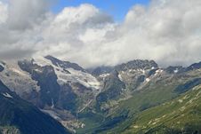 Mountain Peaks In Dombai. Stock Image Mountain Peaks In Dombai. Stock Image