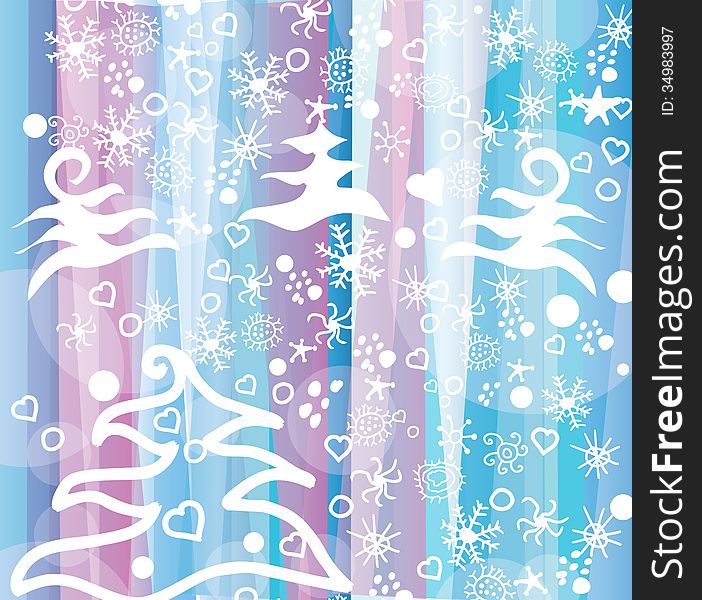 Winter Decoration Background