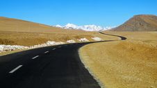 Tibet Plateau Road Stock Images Tibet Plateau Road Stock Images