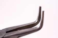 Grip End Of Needle Nose Pliers Royalty Free Stock Photo Grip End Of Needle Nose Pliers Royalty Free Stock Photo