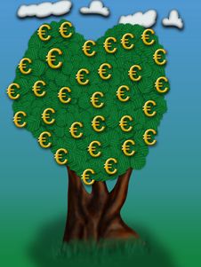 Money Tree Royalty Free Stock Image