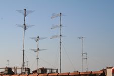 Antennas Royalty Free Stock Image Antennas Royalty Free Stock Image