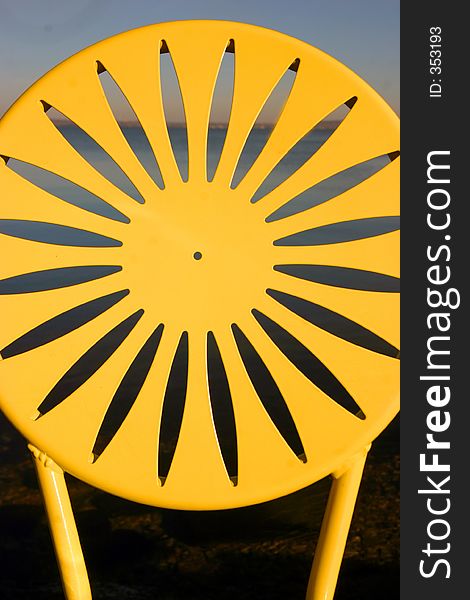 Uw Chairs Yellow Closeup