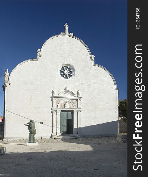 Church in Osor, Cres Island, Croatia