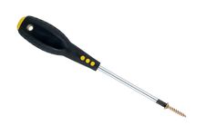 Screwdriver And Wood Screw Royalty Free Stock Photo