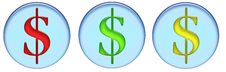 Dollar Buttons Royalty Free Stock Image Dollar Buttons Royalty Free Stock Image