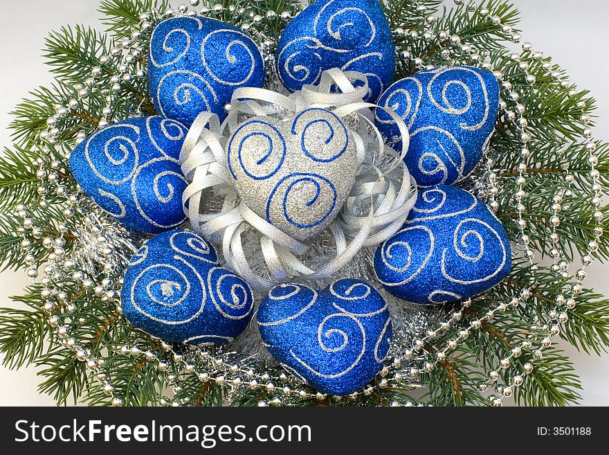 Christmas & new year tree ornaments. Christmas & new year tree ornaments