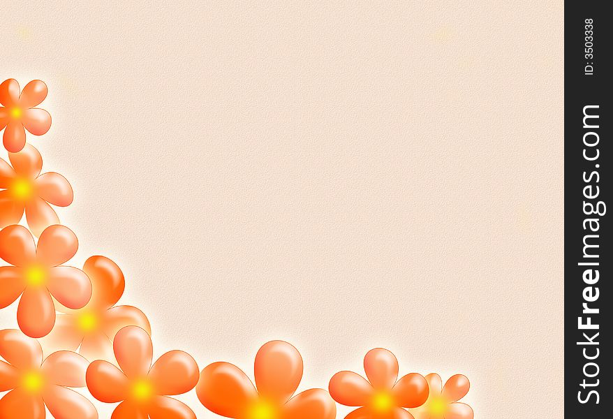 Flowers decoration for this spring background