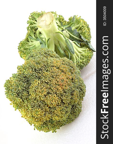 Broccoli isolated on the white