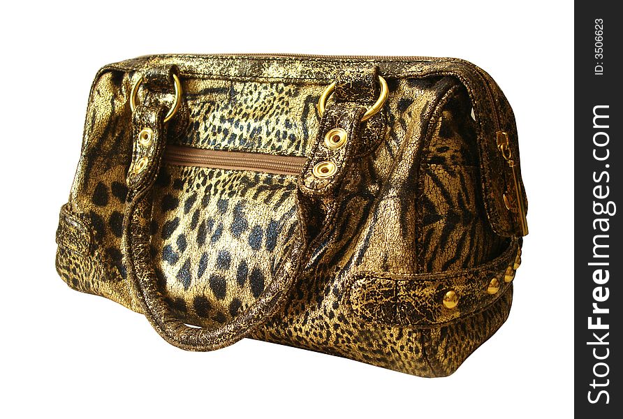 Golden Womanish Handbag