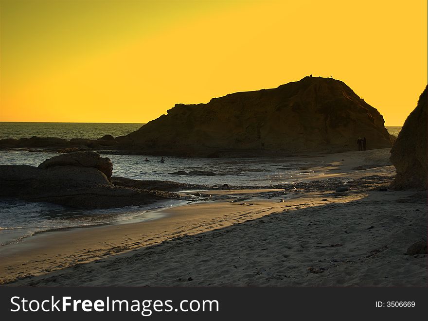 This picture was taken at sunset in Laguna Beach. This picture was taken at sunset in Laguna Beach.