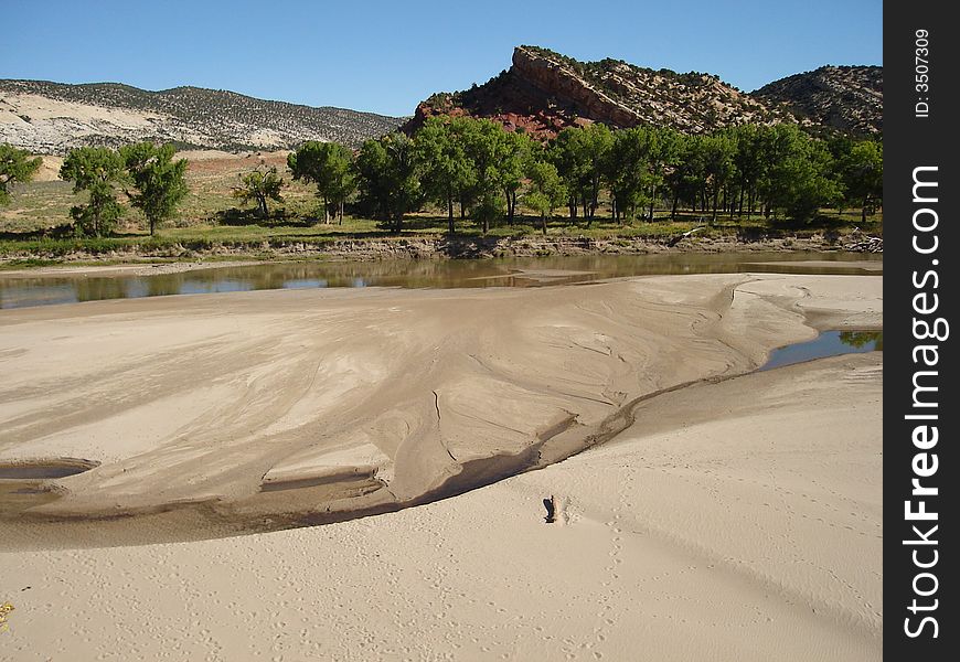 The Picture of Yampa River was taken in Dinosaur National Monument.