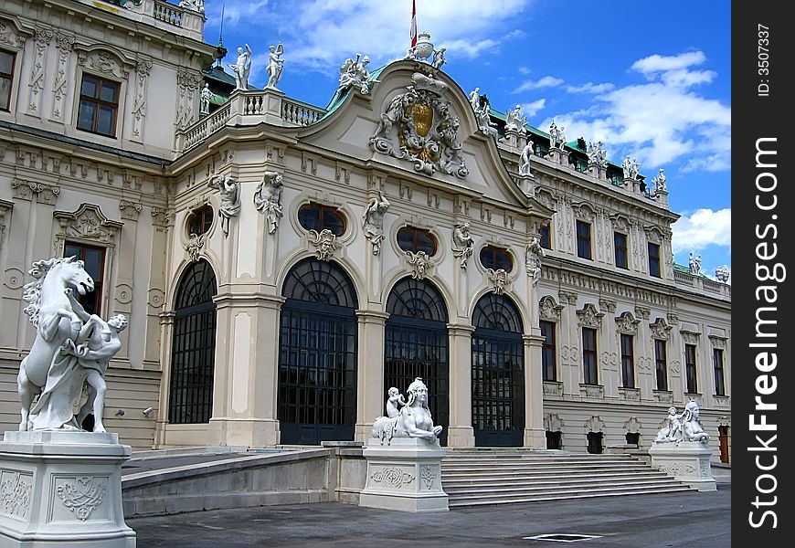 Belvedere Palace In Vienna