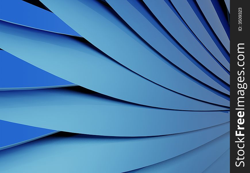 Compostion of a  blue background with shapes. Compostion of a  blue background with shapes
