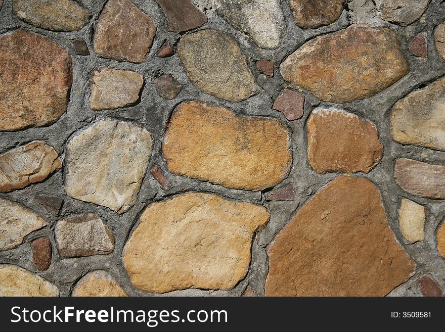 Close-up of stone wall. Close-up of stone wall