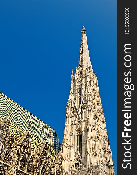 Details shot of St. Stephens Cathedral (Stephansdom) in Vienna. Details shot of St. Stephens Cathedral (Stephansdom) in Vienna