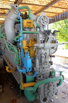 Old Submarine Engine Royalty Free Stock Photos Old Submarine Engine Royalty Free Stock Photos