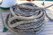 Coiled Rope Royalty Free Stock Photos