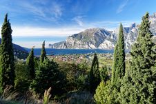 Lake Garda Panorama Royalty Free Stock Photo Lake Garda Panorama Royalty Free Stock Photo
