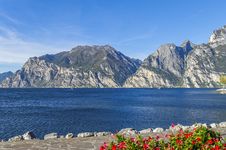 Lake View Torbole Royalty Free Stock Photography Lake View Torbole Royalty Free Stock Photography