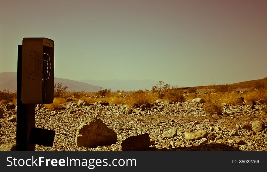 A view of the death valley desert douring a hot summer day. A view of the death valley desert douring a hot summer day