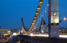 Russia. Moscow. Crimean Bridge. Royalty Free Stock Photography
