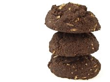 Dark Brownie Stack Stock Photo Dark Brownie Stack Stock Photo