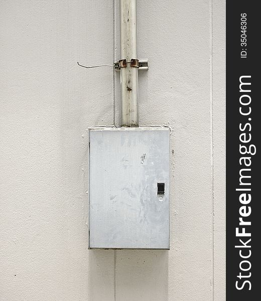 Installation of load center cabinet in electrical system at external building