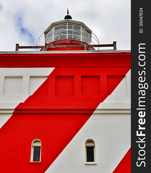 Lighthouse from 1824 in Green Point Cape Town. Lighthouse from 1824 in Green Point Cape Town