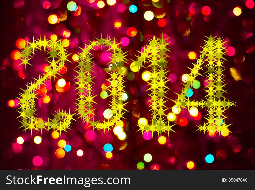 Abstract Background With Bokeh Defocused Lights