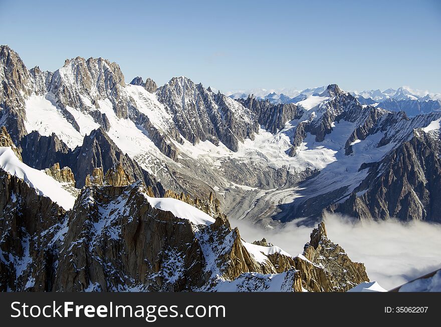 On top of the Alps, Aiguille du Midi