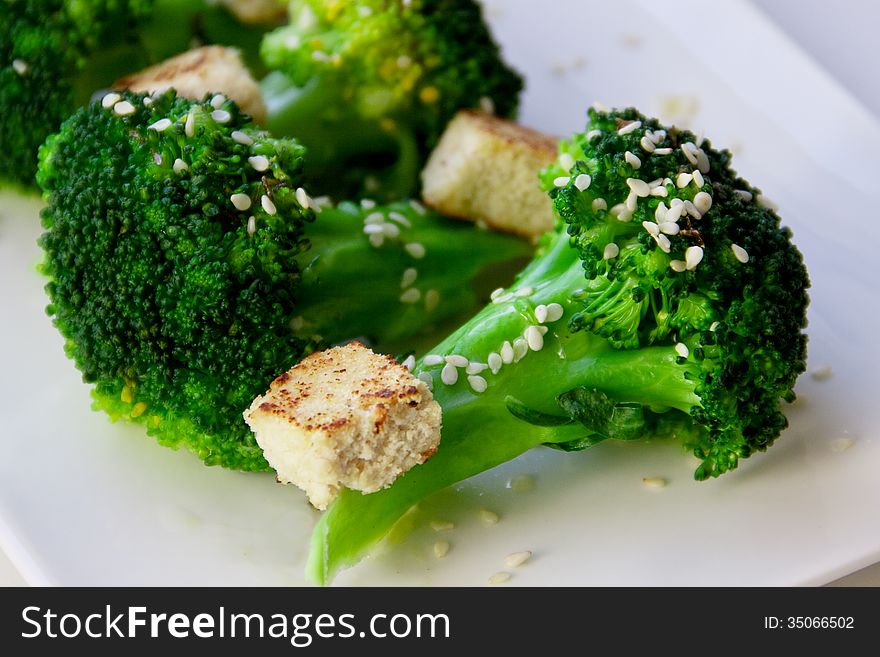 Broccoli And Tofu