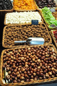 Dried Fruits In The Market Royalty Free Stock Photo Dried Fruits In The Market Royalty Free Stock Photo