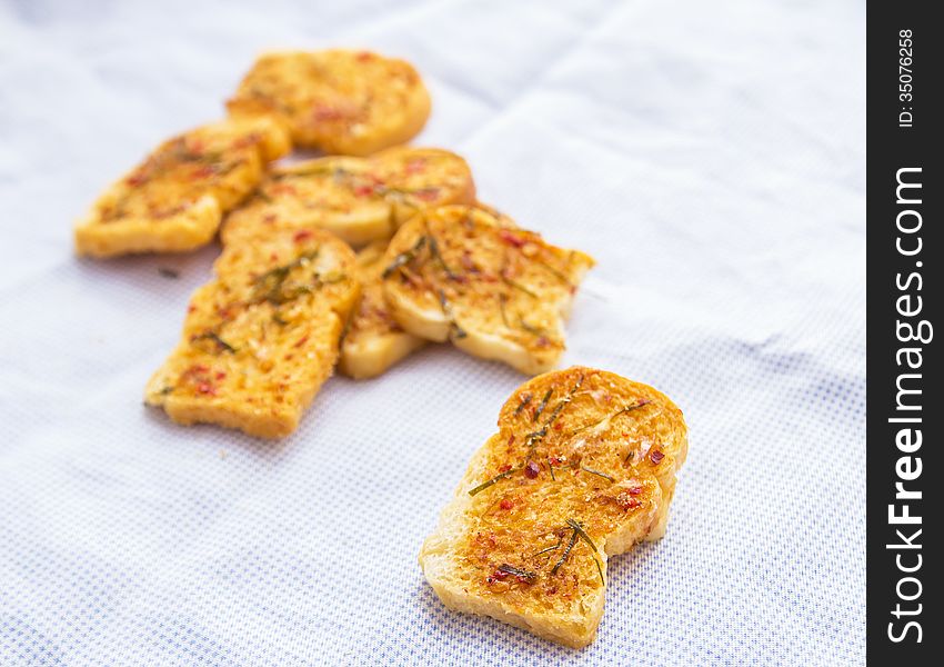 Homemade Garlic & Herb Bread.