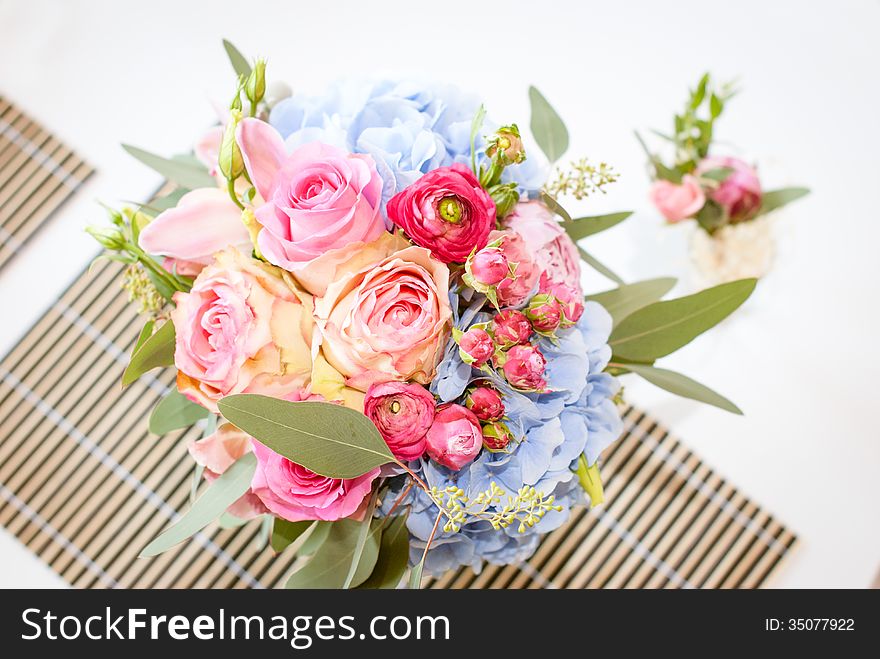 Bright luxury wedding flowers background. See my other works in portfolio.