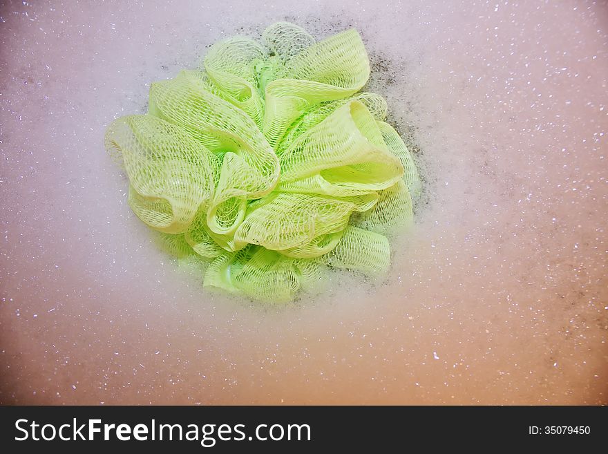 A Green Loofah