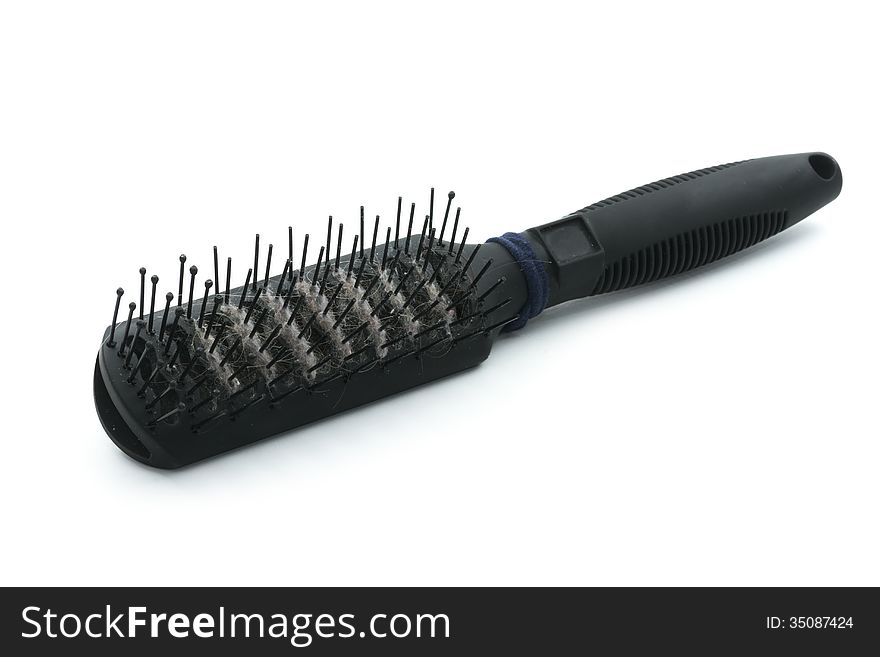 Unhygienic Hairbrush