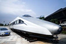 High-speed Train Model Stock Photo High-speed Train Model Stock Photo