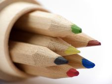 Pencil Tips Stock Photo