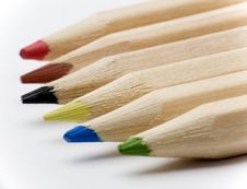 Pencil Tips Royalty Free Stock Photography