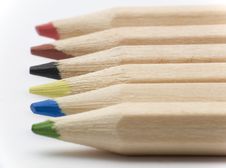Pencil Tips Stock Photography