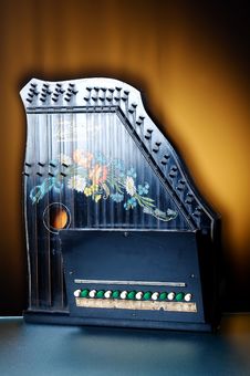 Detail Of Old Zither Instrument Royalty Free Stock Images Detail Of Old Zither Instrument Royalty Free Stock Images