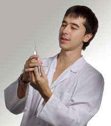Injection Royalty Free Stock Photo Injection Royalty Free Stock Photo