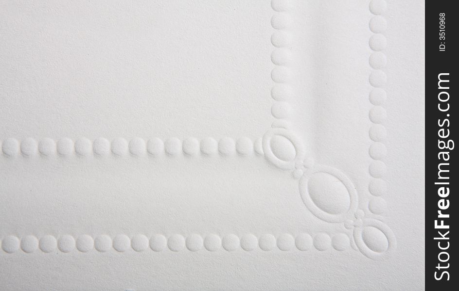 Pattern On Paper Card